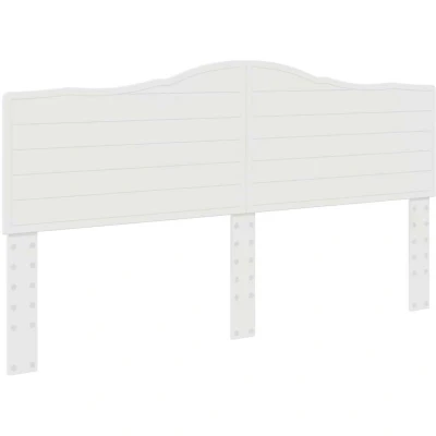 Pilt vidaXL Headboard Gloss White Engineered wood