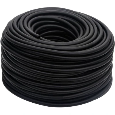 Pilt vidaXL Hybrid Air Hose Black 0.6" 100 m Rubber and PVC