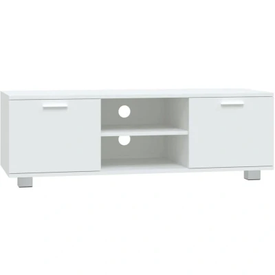 Pilt vidaXL TV Cabinet White 120x40.5x35 cm Engineered Wood
