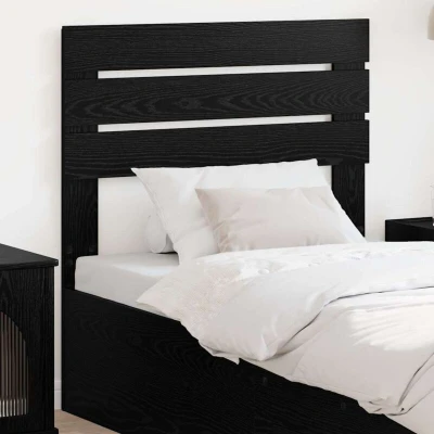 Pilt vidaXL Headboard Black Oak Engineered wood