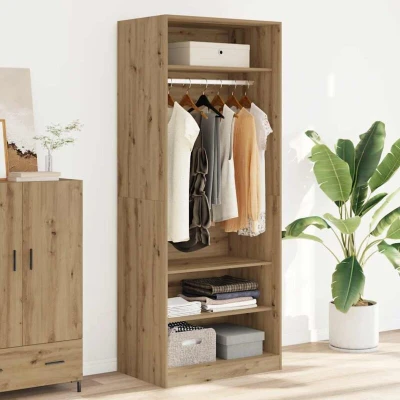 Pilt vidaXL Wardrobe Artisian Oak 80x50x200 cm Engineered Wood
