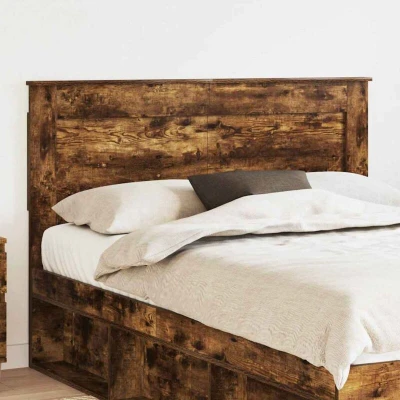 Pilt vidaXL Headboard with Smoked Oak 150 cm Engineered Wood