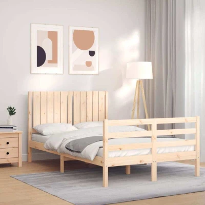 Pilt vidaXL Bed Frame without Mattress Small Double Solid Wood