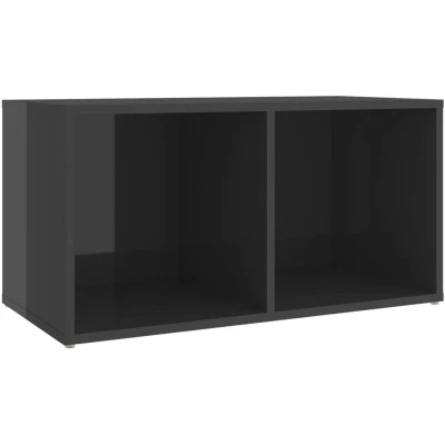 Pilt VidaXL Teleri Kapp Kõrgläike Hall 72x35x36,5 cm Töödeldud Puit