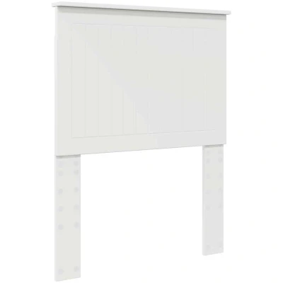 Pilt vidaXL Headboard with White 75 cm Engineered wood