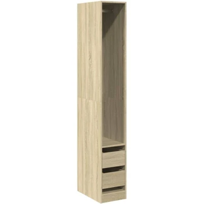 Pilt vidaXL Wardrobe Sonoma Oak 30x50x200 cm Engineered Wood