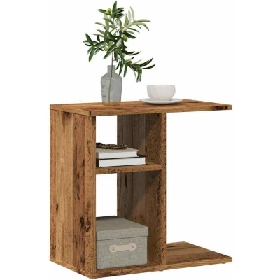 Pilt vidaXL Side Table Old Wood 50x30x50 cm Engineered
