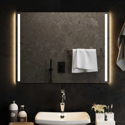 Pilt vidaXL LED Bathroom Mirror 80x60 cm