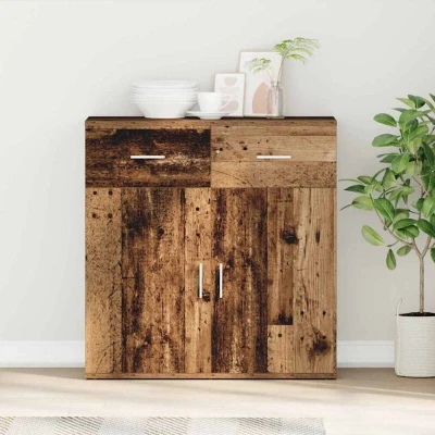 Pilt vidaXL Sideboard with Drawer Old Wood 78 x 38 80 cm Engineered