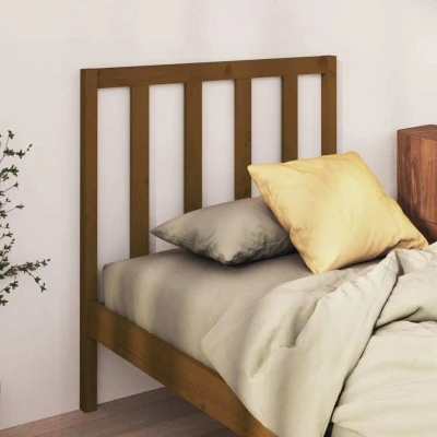 Pilt vidaXL Bed Headboard Honey Brown 81x4x100 cm Solid Wood Pine