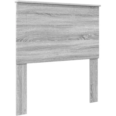 Pilt vidaXL Headboard Grey Sonoma 100 cm Engineered Wood