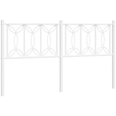 Pilt vidaXL Metal Replace Headboard White 160 cm