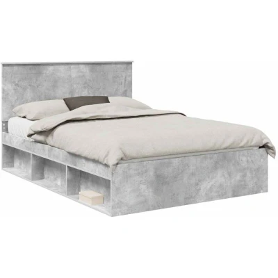 Pilt vidaXL Bed Frame with Headboard Concerte 160 x 200 cm Solid Pine Wood