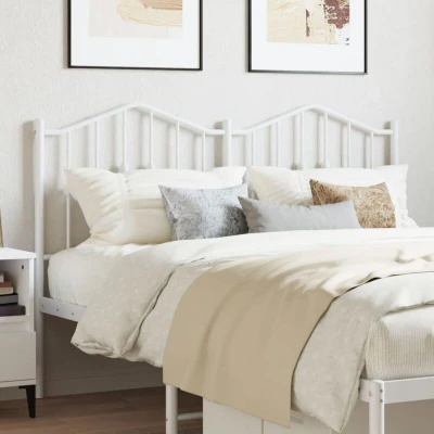 Pilt vidaXL Metal Replace Headboard White 140 cm